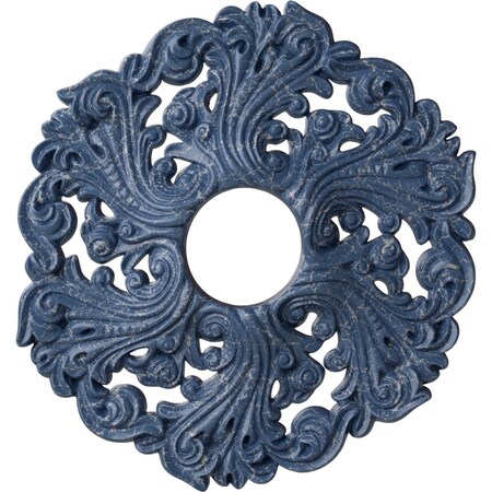 Ekena Millwork Orrington Medallion (Canopies up to 4 3/4"), 19 5/8"OD x 4 3/4"ID x 1 3/4"P, Americana Crackle CM19ORAMC